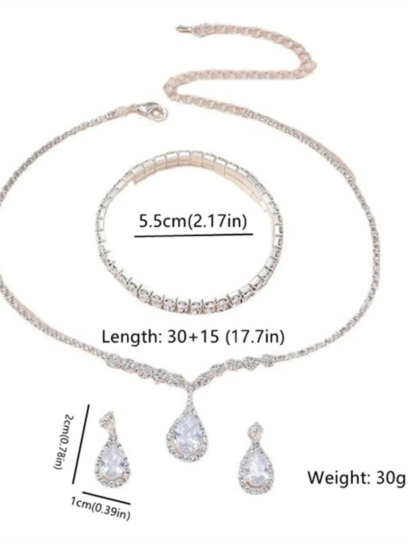 Wedding jewelry set