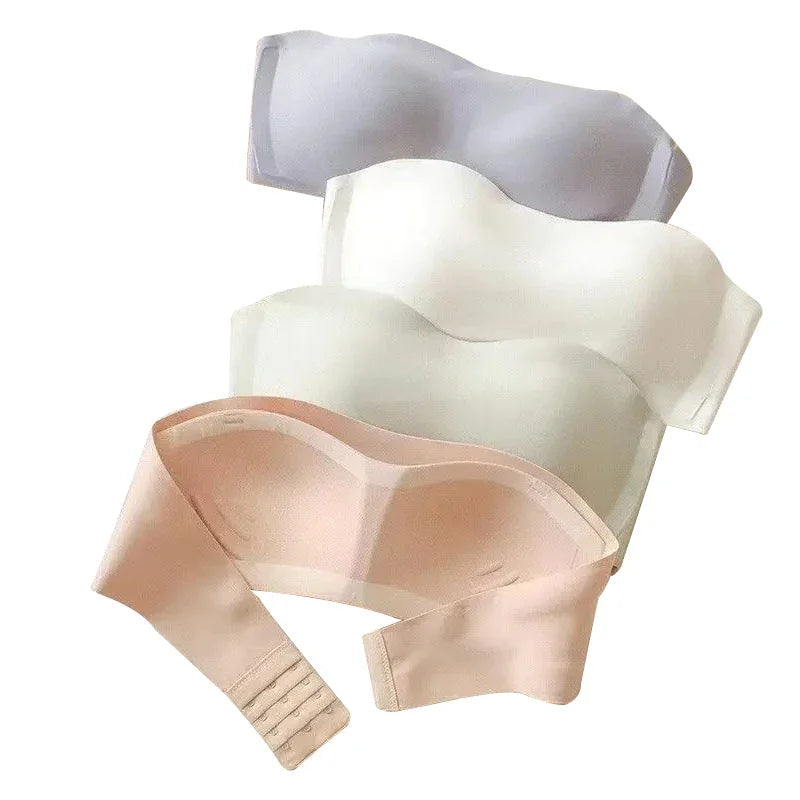 Soutien-gorge Push-Up Bandeau Invisible, Sans Armature