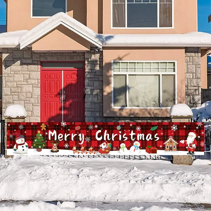 Bannière Extérieure de Noël "Joyeux Noël"