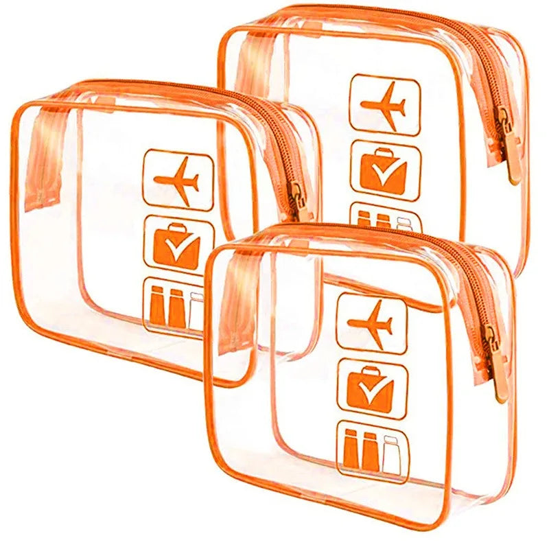 Trousse Transparente avec Fermeture Zippée