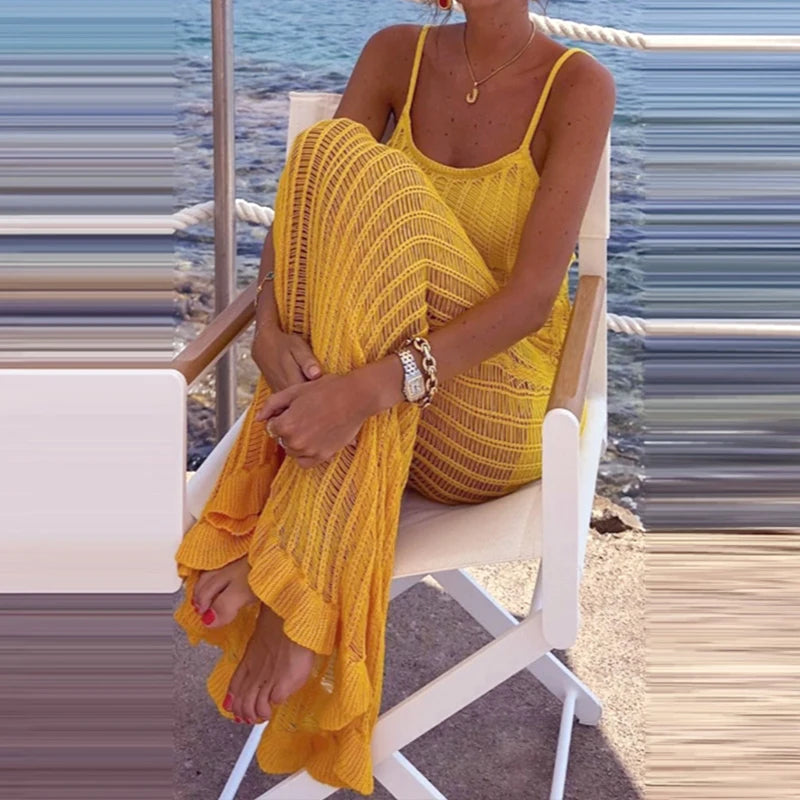 Robe Longue Femme en Maille