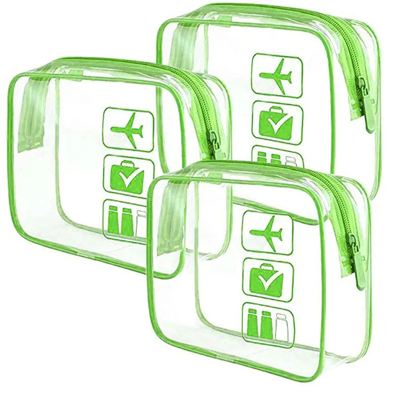 Trousse Transparente avec Fermeture Zippée