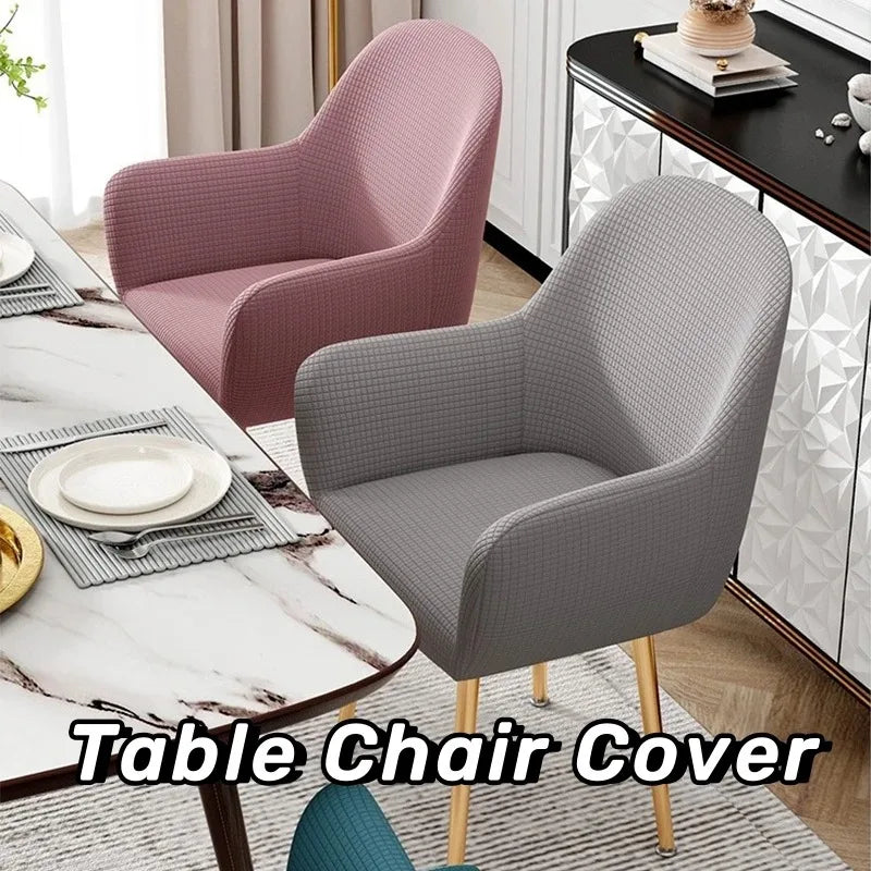 Juste de chaise housse avec accoudoir salle à manger