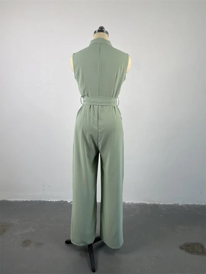 Sleeveless jumpsuit