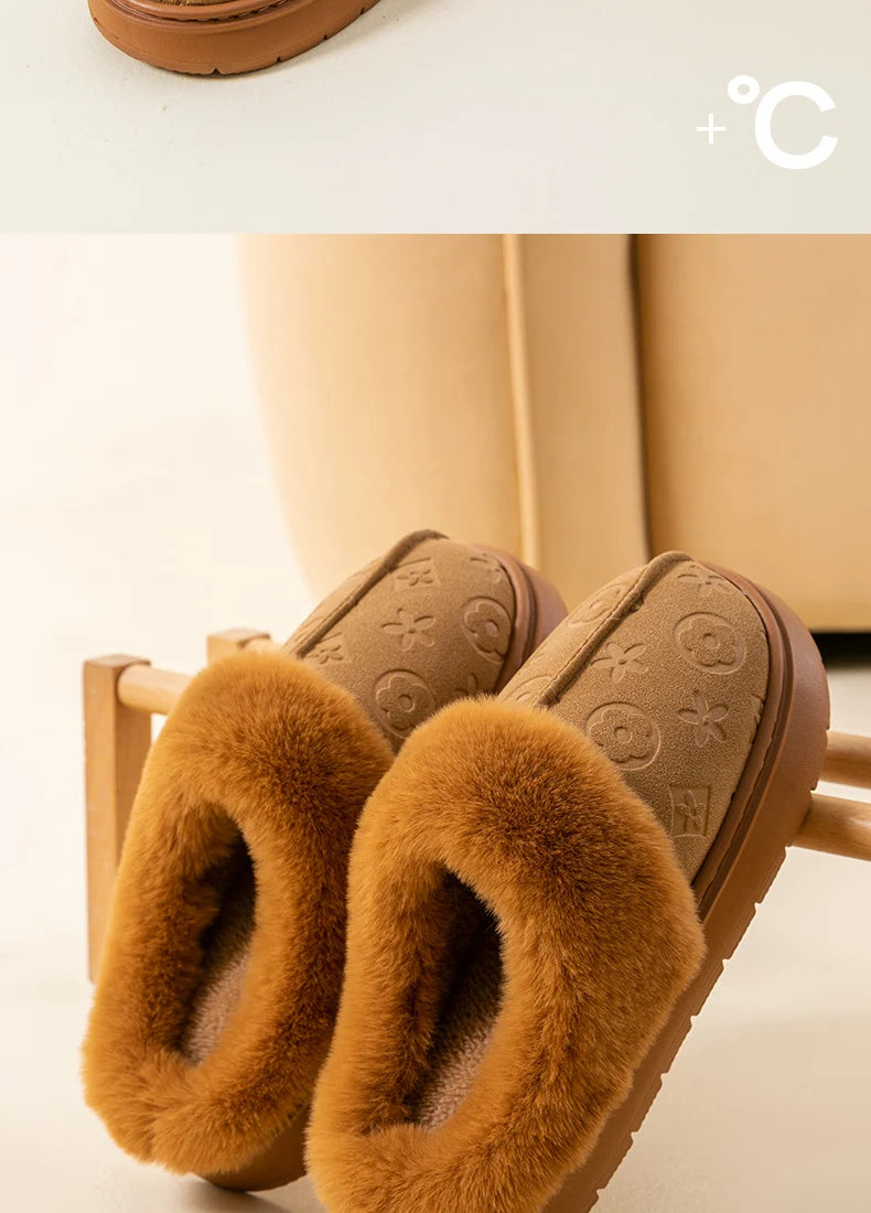 Chaussons en coton pour femme