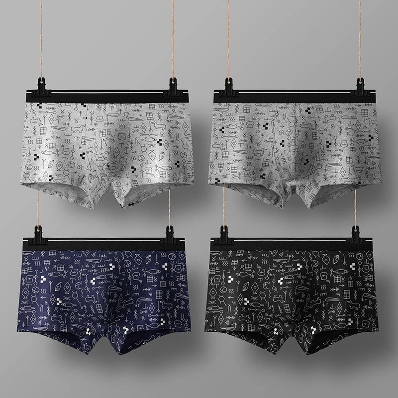 Men's printed boxer shorts