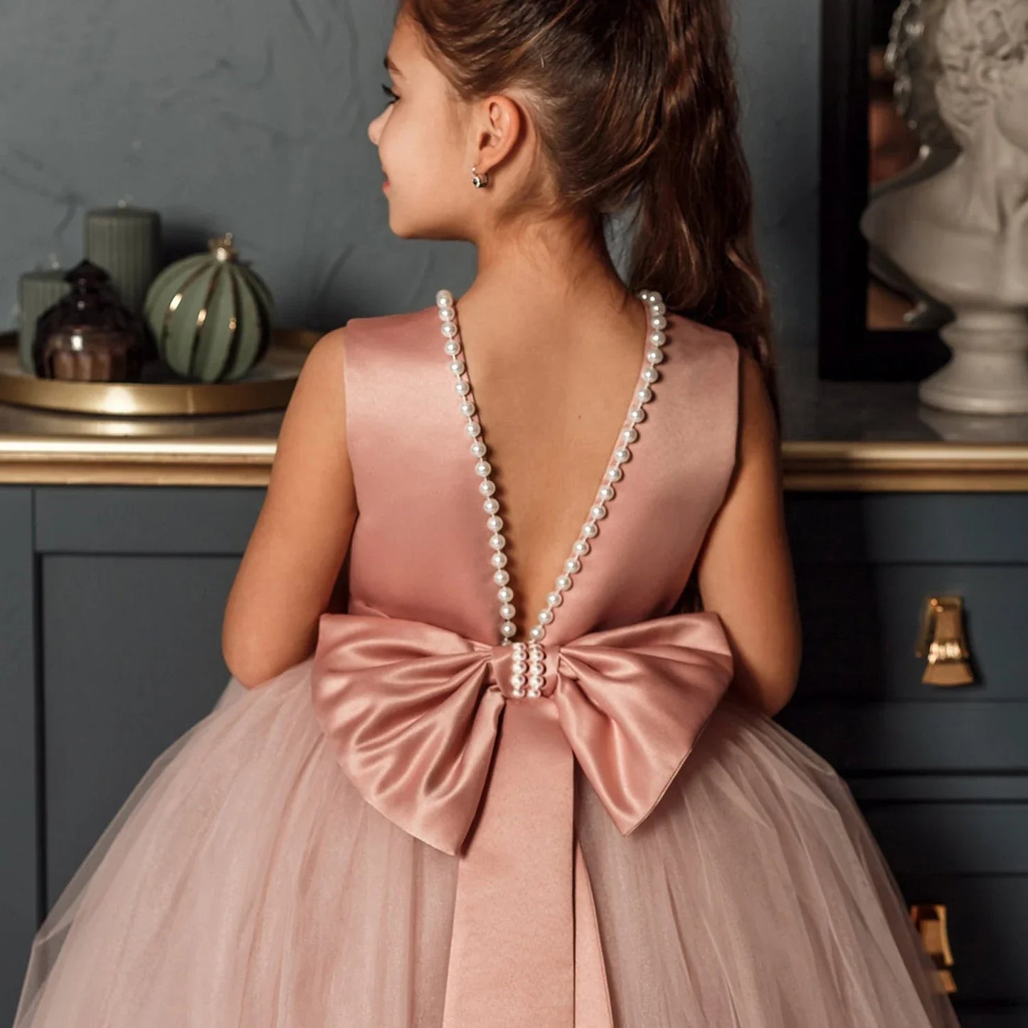 Robe demoiselle d'honneur 5-14 ans