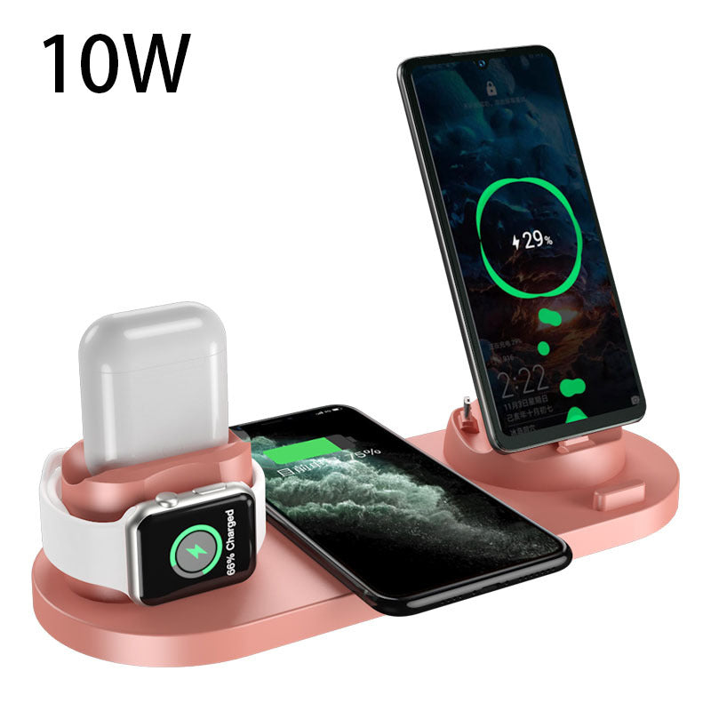 6 plug in 1 wireless charger