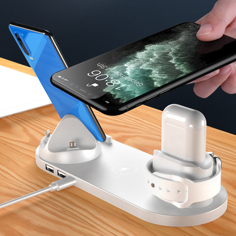 6 plug in 1 wireless charger